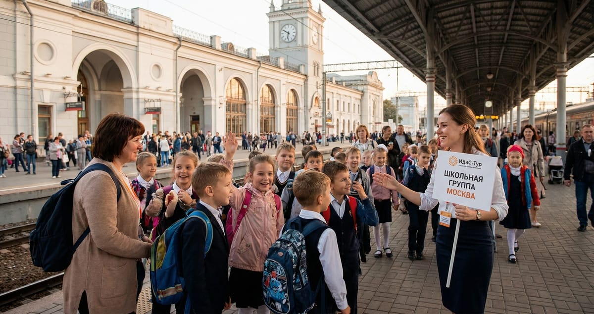 Встреча школьной группы в Москве